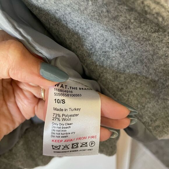 Wat the Brand | Ultimate Bomber Jacket Grey - Picture 4 of 8